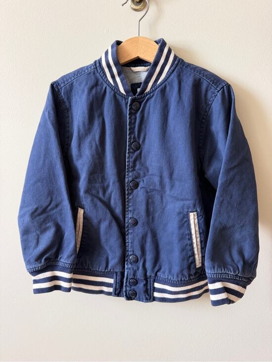 GAP Other - Baby Gap Boys Varsity Style Jacket Navy Blue Boys Size 5 Toddler